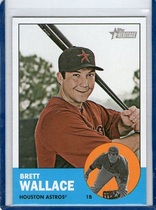 2012 Topps Heritage #230 Brett Wallace