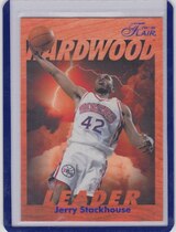 1997 Flair Hardwood Leaders #20 Jerry Stackhouse