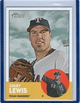 2012 Topps Heritage #403 Colby Lewis
