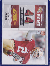 2012 Score Numbers Game #12 David Akers