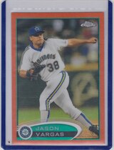 2012 Topps Chrome Orange Refractors #218 Jason Vargas