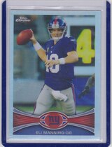 2012 Topps Chrome Refractors #103 Eli Manning