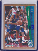 1992 Fleer Tony's Pizza #NNO Thurl Bailey