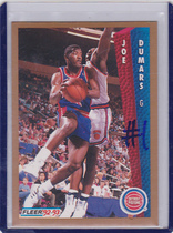 1992 Fleer Tony's Pizza #NNO Joe Dumars