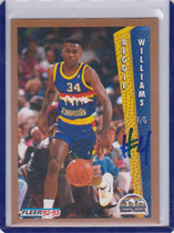 1992 Fleer Tony's Pizza #NNO Reggie Williams
