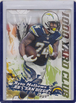 2014 Topps 1000-Yard Club #15 Ryan Mathews