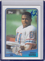 1988 Topps Base Set #107 Ernest Givins