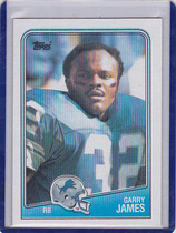 1988 Topps Base Set #374 Garry James