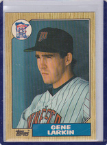 1987 Topps Traded Tiffany #60T Gene Larkin