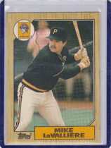 1987 Topps Traded Tiffany #61T Mike Lavalliere
