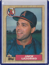 1987 Topps Traded Tiffany #62T Jack Lazorko