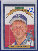 1986 Donruss Base Set #11 Bret Saberhagen