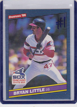 1986 Donruss Base Set #452 Bryan Little