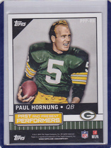 2015 Topps Past & Present Performers Dual #PPP-RH Aaron Rodgers|Paul Hornung