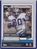 2015 Topps Past & Present Performers Dual #PPP-SS Barry Sanders|Matthew Stafford