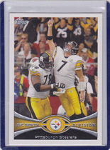 2012 Topps Base Set #159 Pittsburgh Steelers