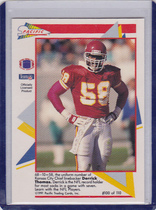 1991 Pacific Flash Cards #100 Derrick Thomas