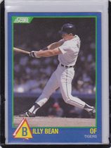 1989 Score Hottest 100 Rookies #19 Billy Bean