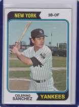 1974 Topps Base Set #623 Celerino Sanchez
