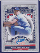 2014 Topps Update World Series Heroes #WSH-BSA Bret Saberhagen