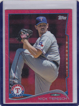 2014 Topps Update Red Hot Foil #US-124 Nick Tepesch