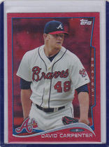 2014 Topps Update Red Hot Foil #US-218 David Carpenter