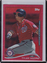 2014 Topps Update Red Hot Foil #US-296 Tyler Moore