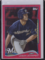 2014 Topps Update Red Hot Foil #US-318 Logan Schafer