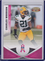 2011 Panini Gridiron Gear Breast Cancer Awareness #47 Charles Woodson