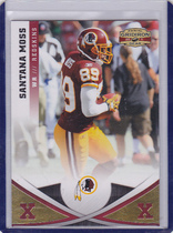 2011 Panini Gridiron Gear Gold Xs #145 Santana Moss