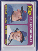 2014 Topps Heritage #421 Kevin Pillar|Ryan Goins