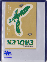 1982 Fleer Team Action Stickers #38L Philadelphia Eagles