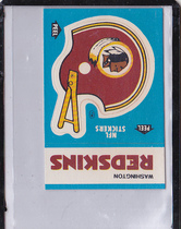 1985 Fleer Team Action Stickers #48 Helmet|Washingtonskins