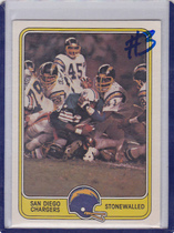 1981 Fleer Team Action #48 Chargers