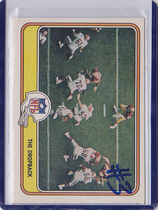 1981 Fleer Team Action #85 The Dropback
