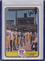 1981 Fleer Team Action #75 The National Anthem