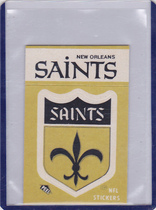 1983 Fleer Team Action Stickers #NNO New Orleans Saints