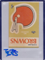 1983 Fleer Team Action Stickers #NNO Cleveland Browns