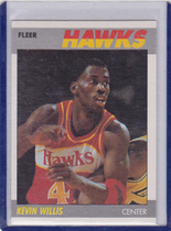 1987 Fleer Base Set #124 Kevin Willis