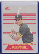 1987 Fleer Headliners #2 Jose Canseco