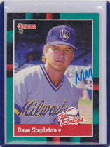 1988 Donruss Rookies #4 Dave Stapleton