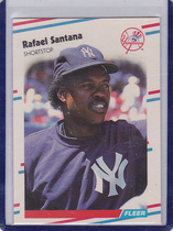 1988 Fleer Update Glossy #50 Rafael Santana