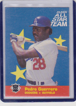 1986 Fleer All Stars #8 Pedro Guerrero