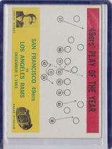1964 Philadelphia Base Set #168 49ers' POY