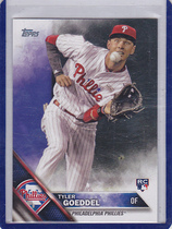 2016 Topps Update #US247 Tyler Goeddel