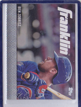 2016 Topps Update Team Franklin #TF-20 Ben Zobrist