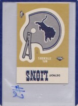 1982 Fleer Team Action Stickers #15H Detroit Lions