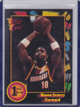 1991 Wild Card Base Set #55 Moses Scurry