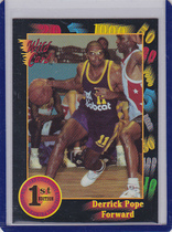 1991 Wild Card Base Set #105 Derrick Pope