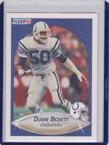 1990 Fleer Base Set #228 Duane Bickett